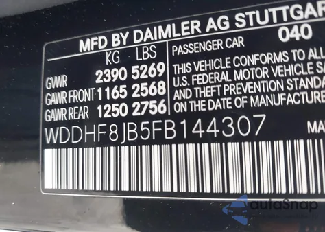 2015 Mercedes-Benz E 350 4Matic from USA, damaged, VIN WDDHF8JB5FB144307